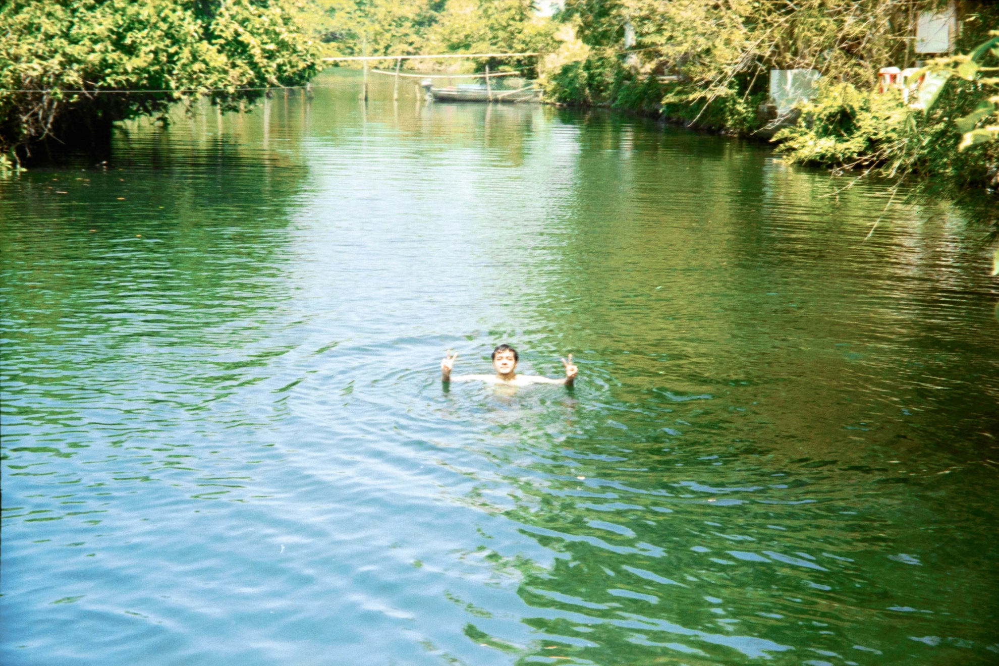 Baignade en rivière